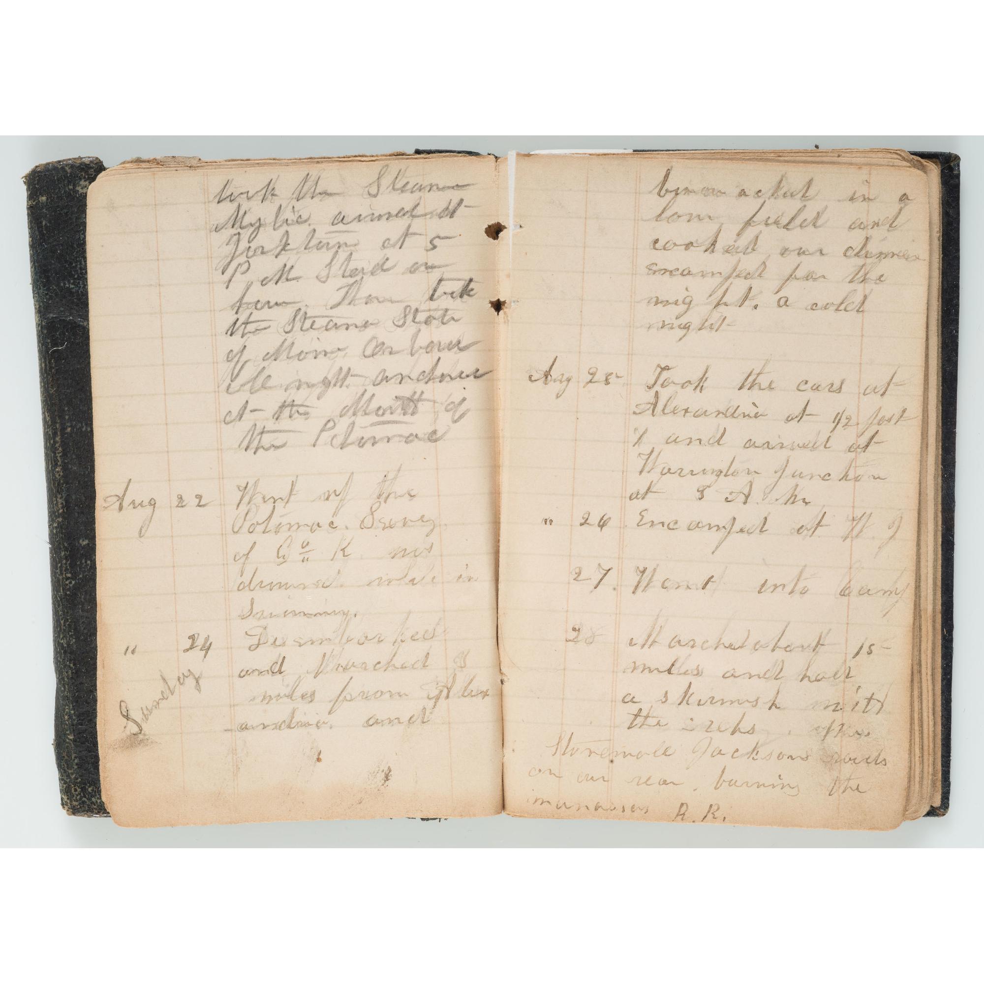 Civil War Diaries of Jared P. Hubbard, 2nd New Hampshire Volunteers
