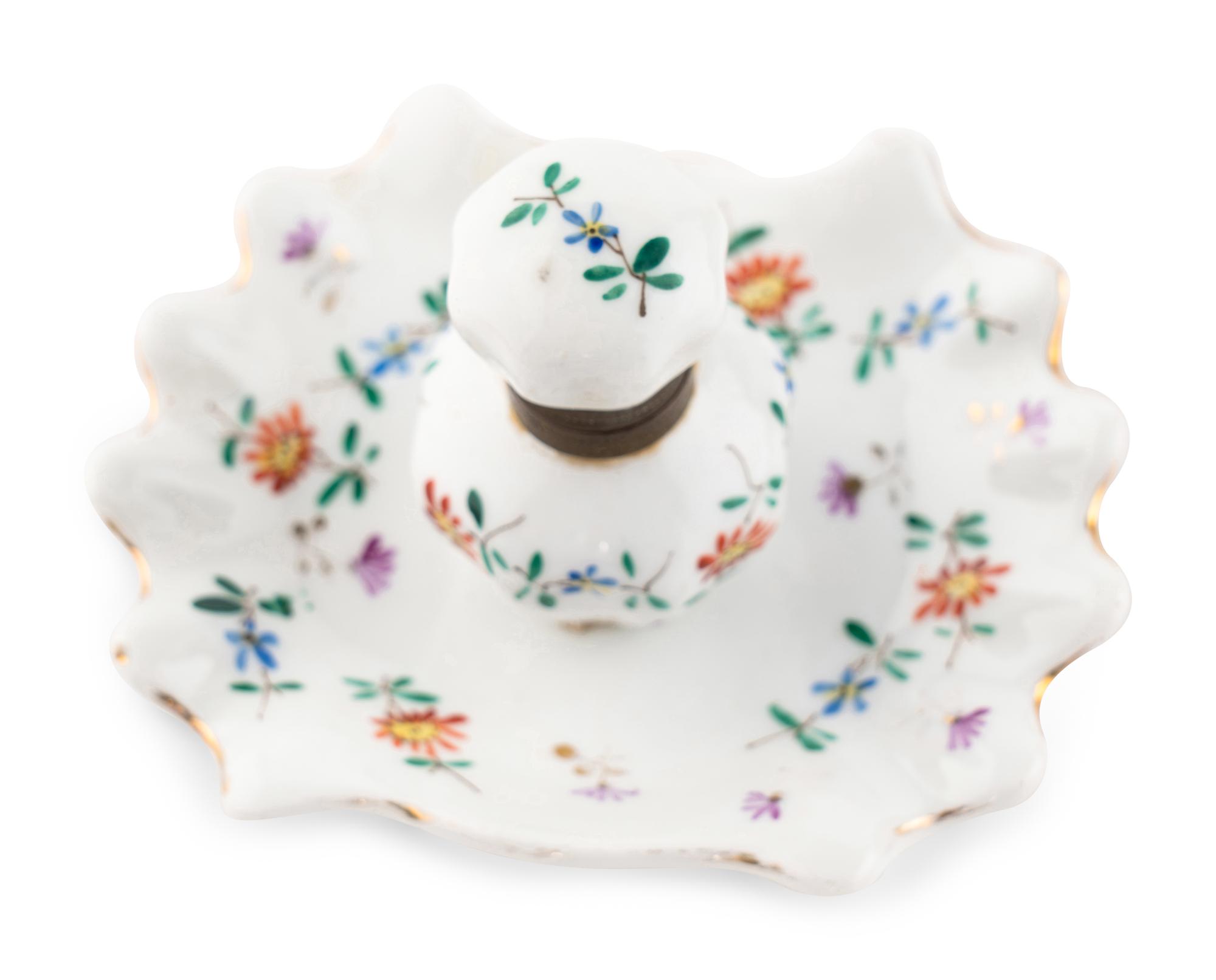 Three Chinese Export Porcelain Scholars' Objects