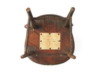 A Miniature Painted and Decorated Windsor Chair