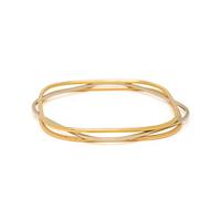 DIHN VAN, CARTIER, TRICOLOR GOLD BANGLE BRACELETS