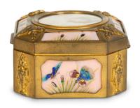 A Gilt Metal Trinket Box — 19th/20th Century
