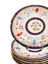 An English Porcelain Dessert Service