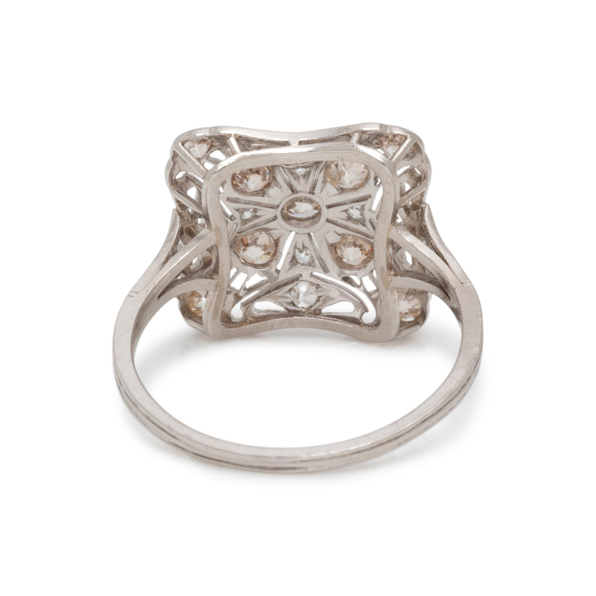 EDWARDIAN, DIAMOND RING