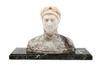 An Italian Alabaster Bust of Dante Alighieri