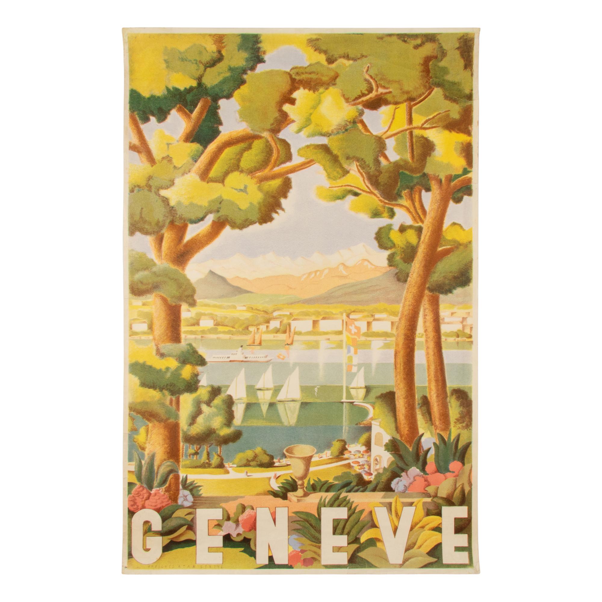 Geneve Travel Poster