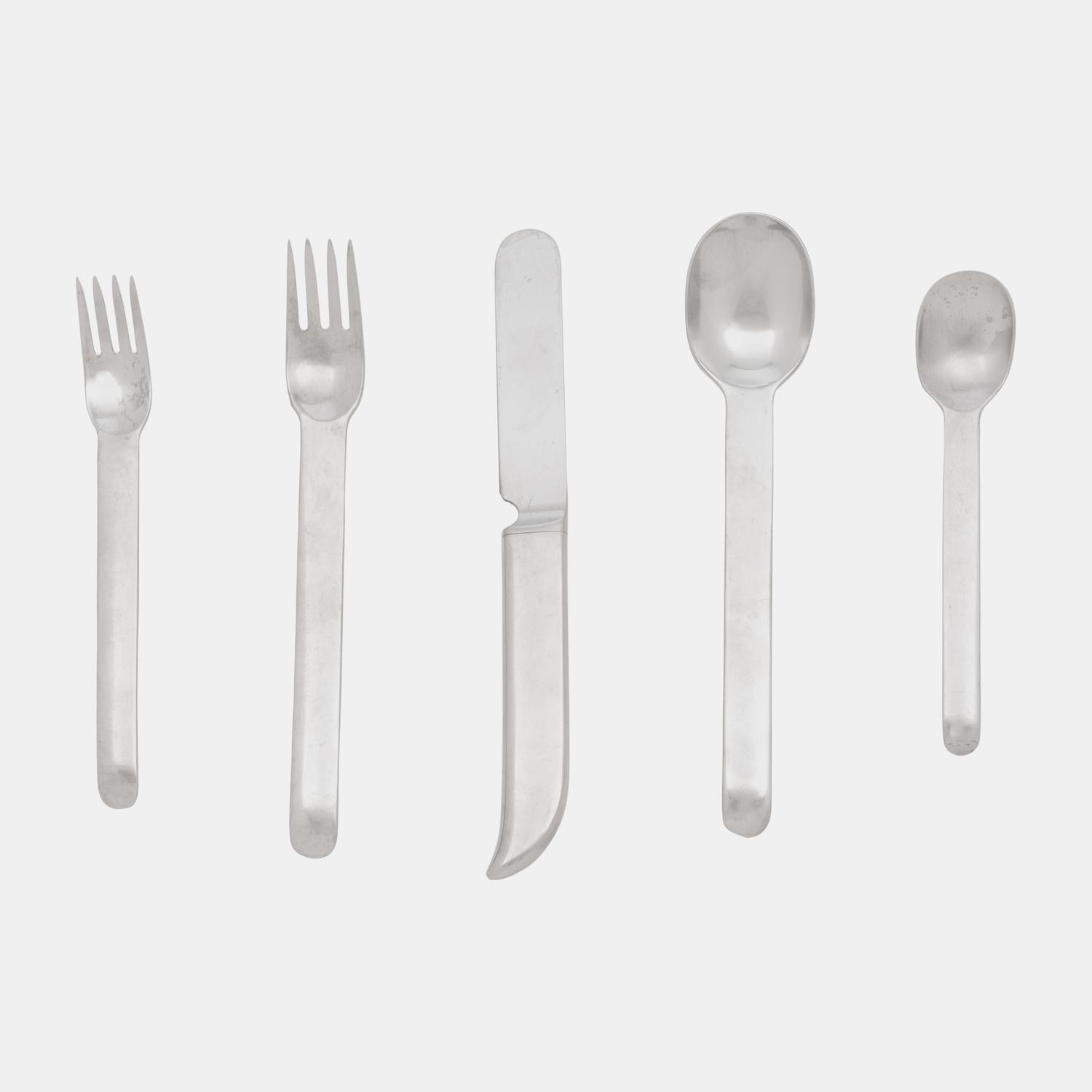 Iona Flatware Set, c. 1980 Lauffer, USA/Japan