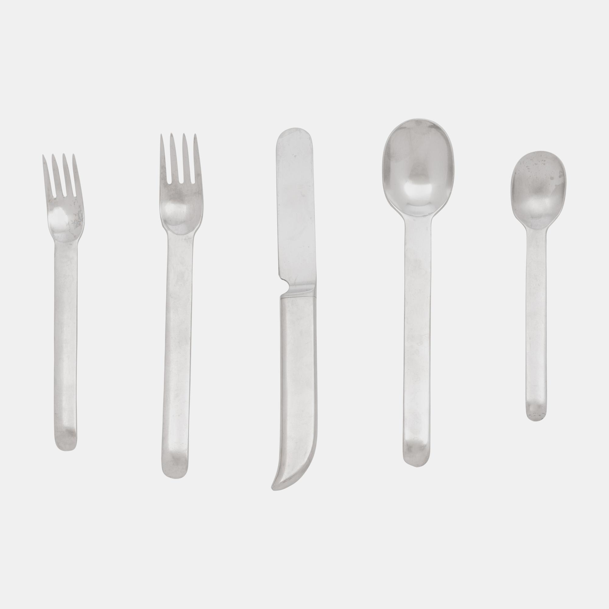 Iona Flatware Set, c. 1980 Lauffer, USA/Japan