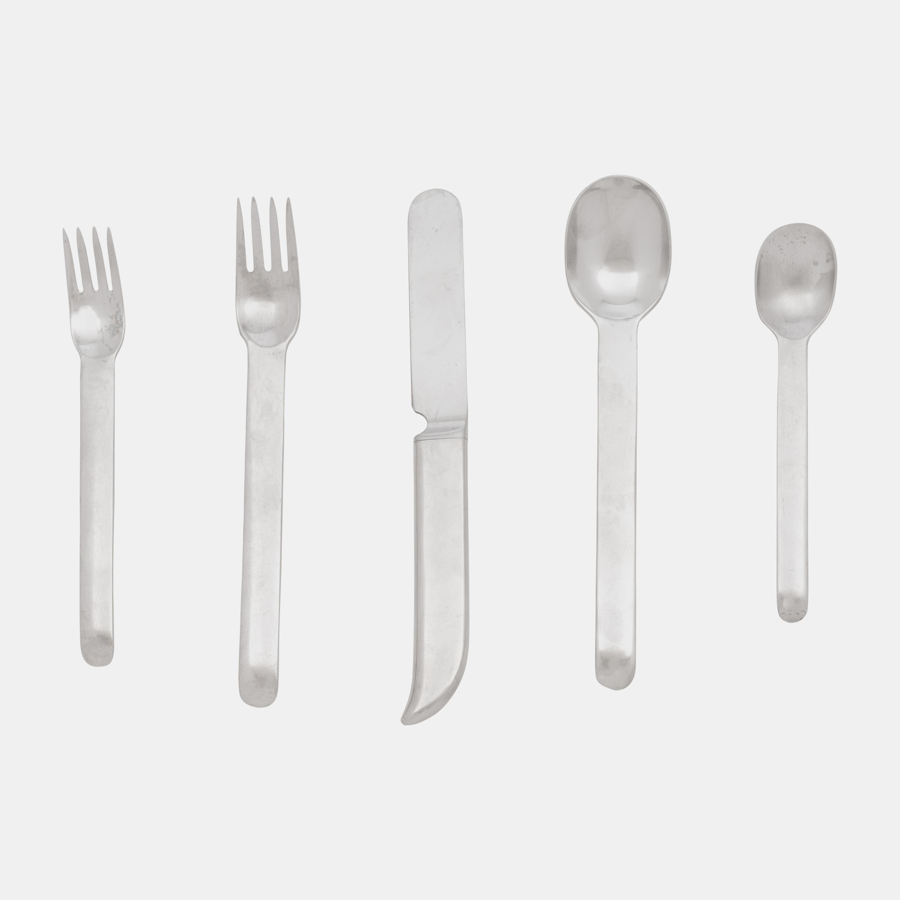Iona Flatware Set, c. 1980 Lauffer, USA/Japan