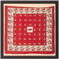 Theodore Roosevelt 1912 Campaign Bandanna Featuring Rough Rider Imagery