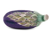 Judith Leiber Collector's Edition Eggplant Minaudière