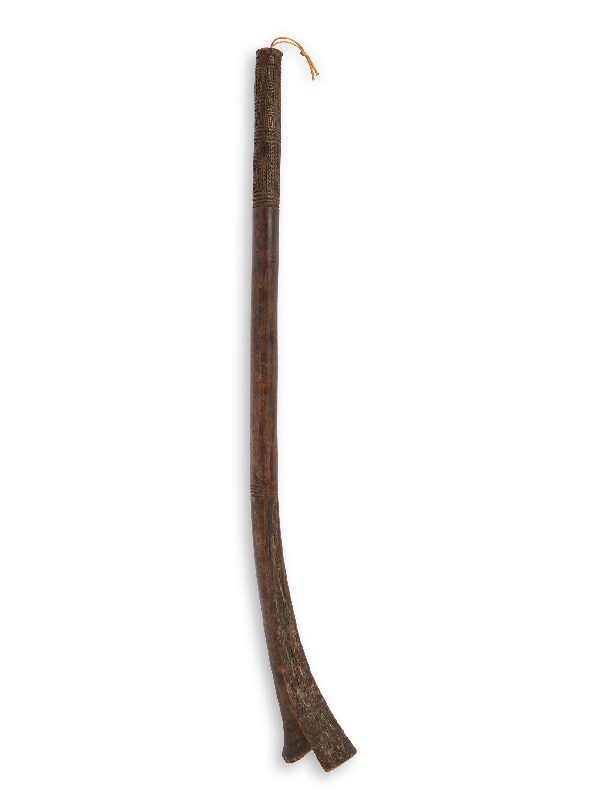 A Fijian Carved War Club or Kiakavo