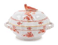 A Herend Chinese Bouquet Porcelain Tureen