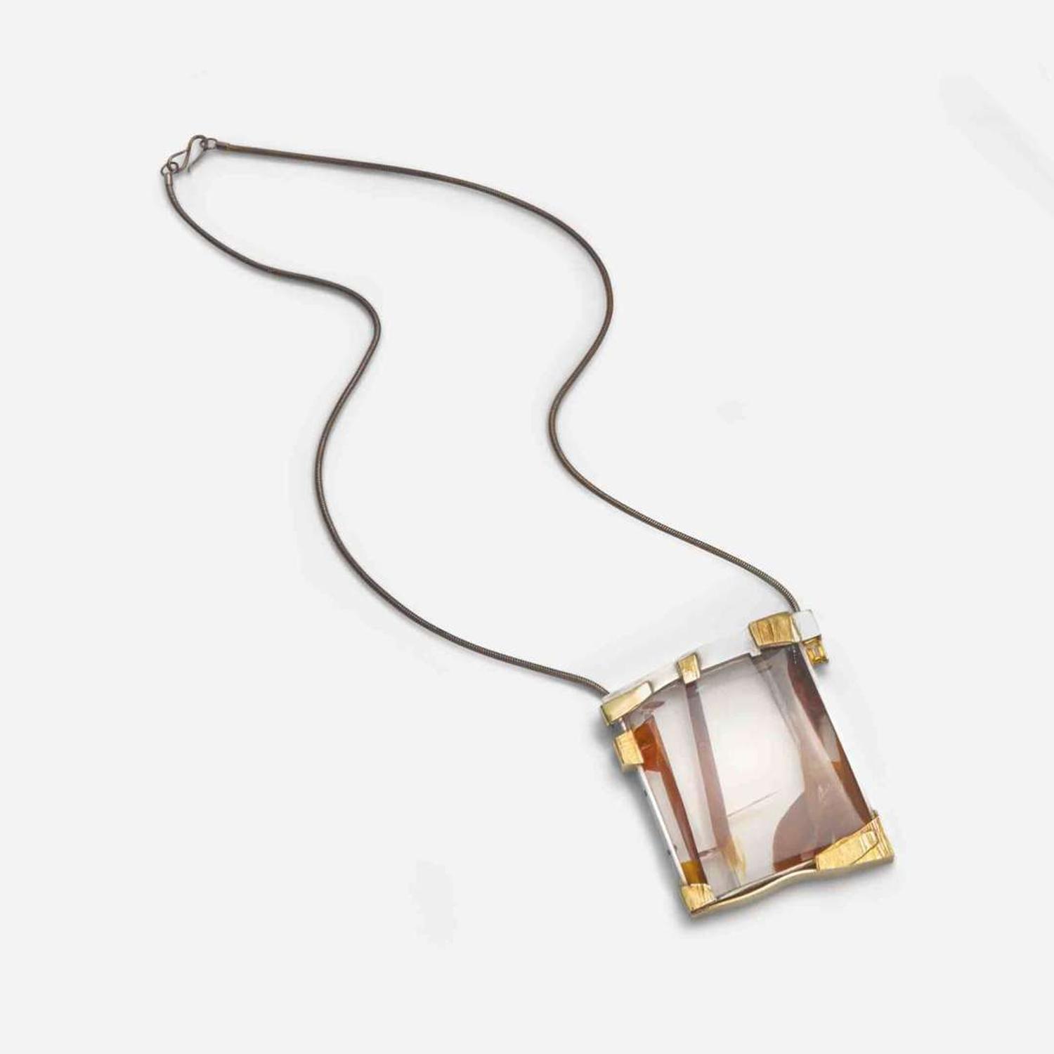 Eleanor Moty (American, b. 1945) "Portal" Pendant, USA, 1989