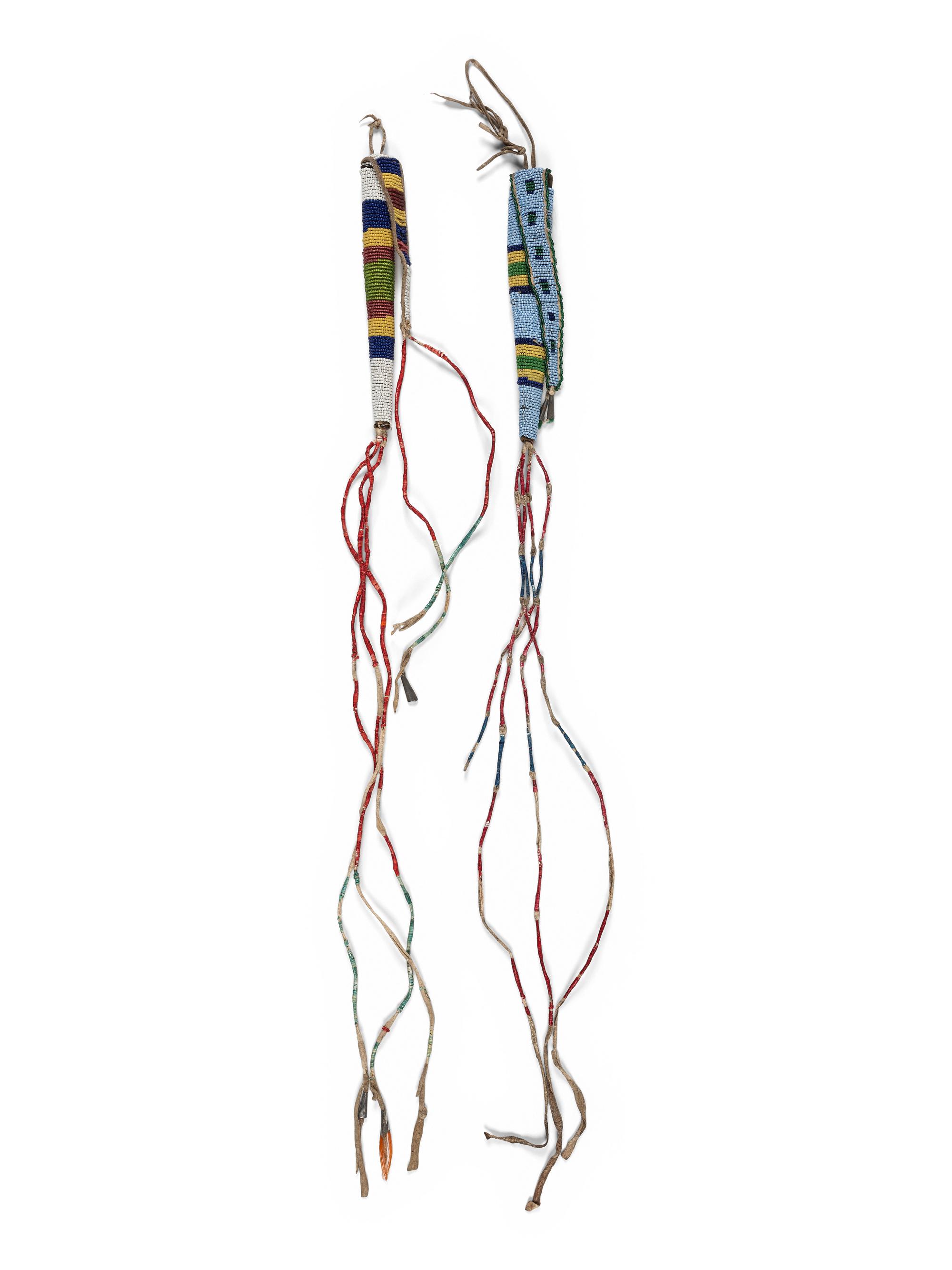 Plains Beaded Awl Cases