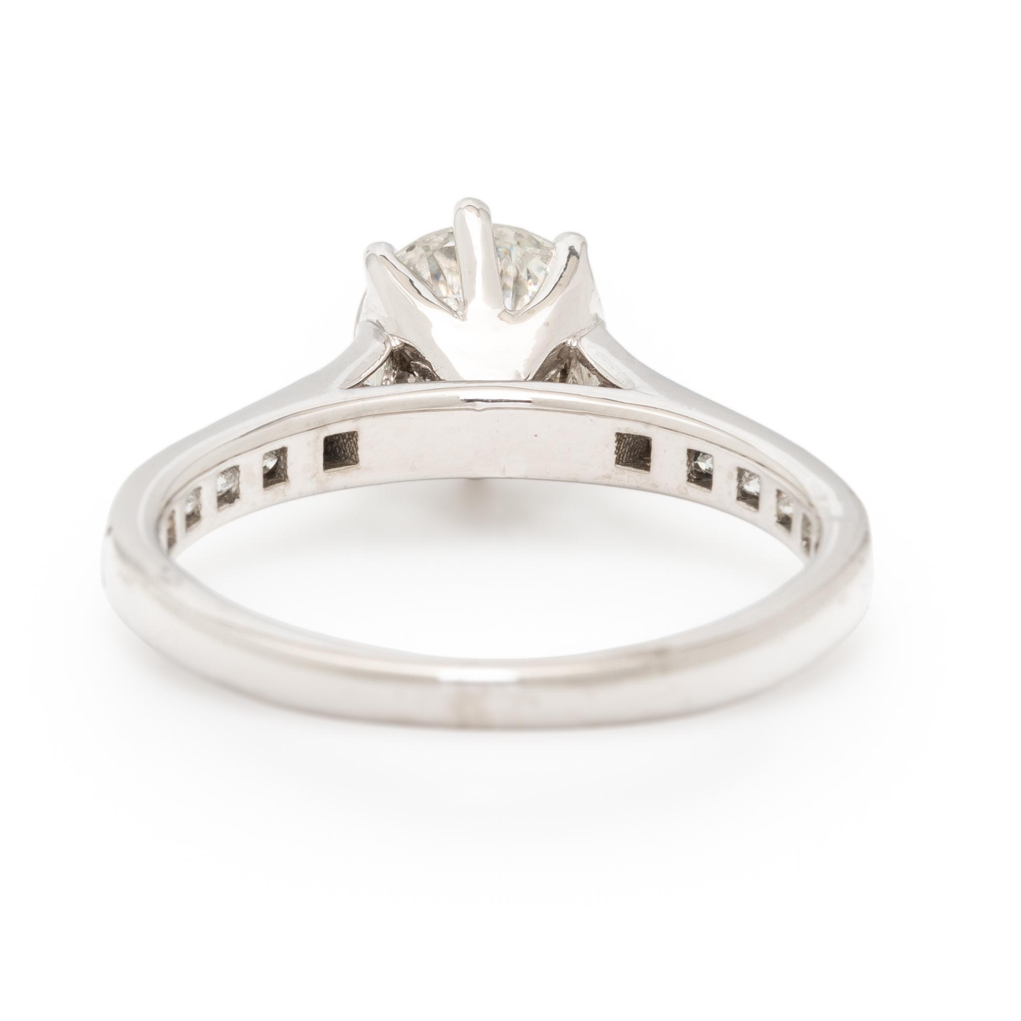 DIAMOND AND PLATINUM RING