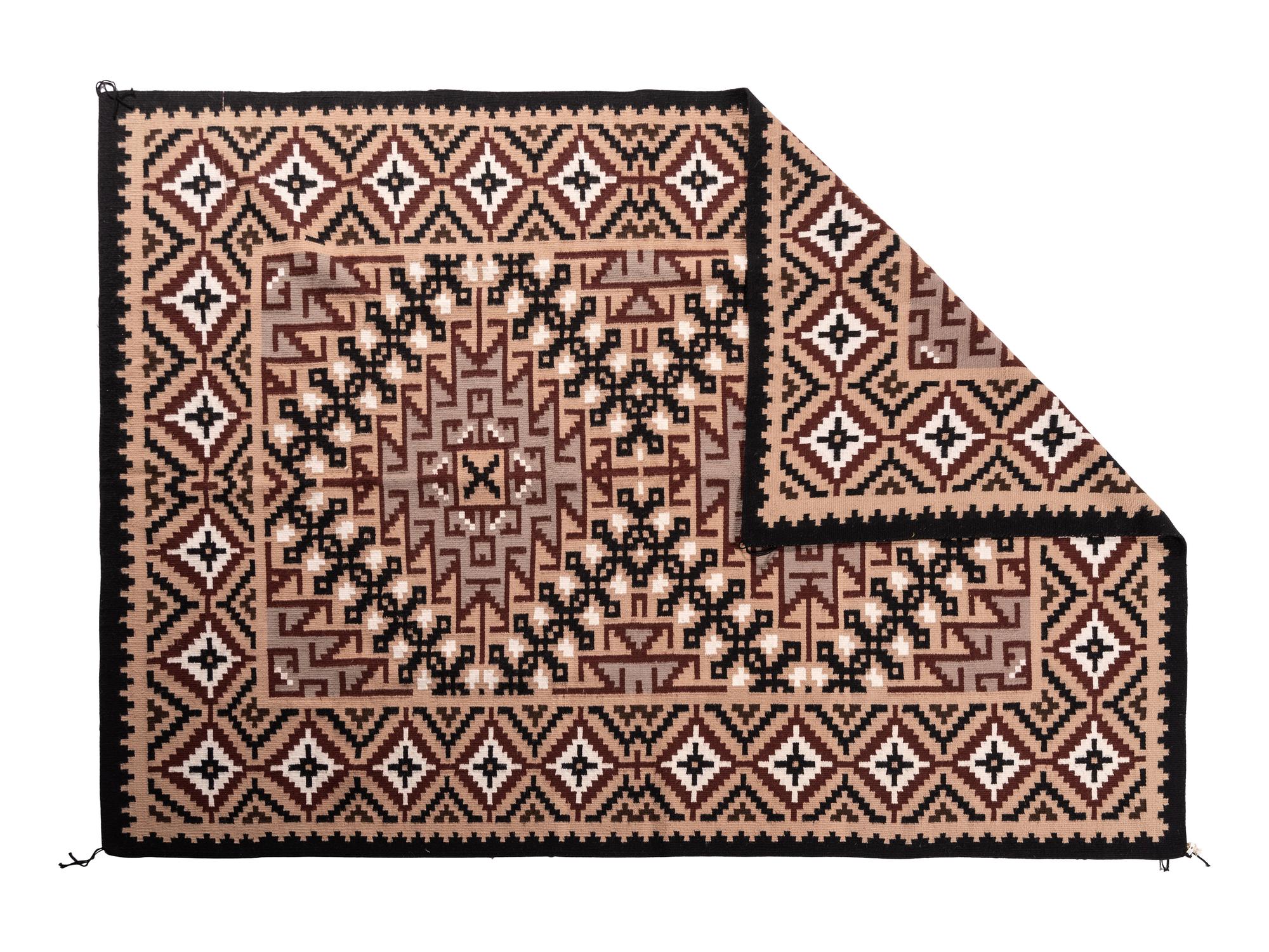Navajo Two Grey Hills Weaving / Rug