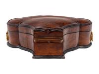 A Continental Burl Walnut Box