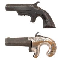 Brown Manufacturing Southerner Deringer and National Arms Co. Derringer.