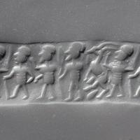 Nine Near Eastern Stone Cylinder Seals