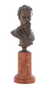 A Continental Bronze Bust Height 7 3/4 inches. — 20TH CENTURY