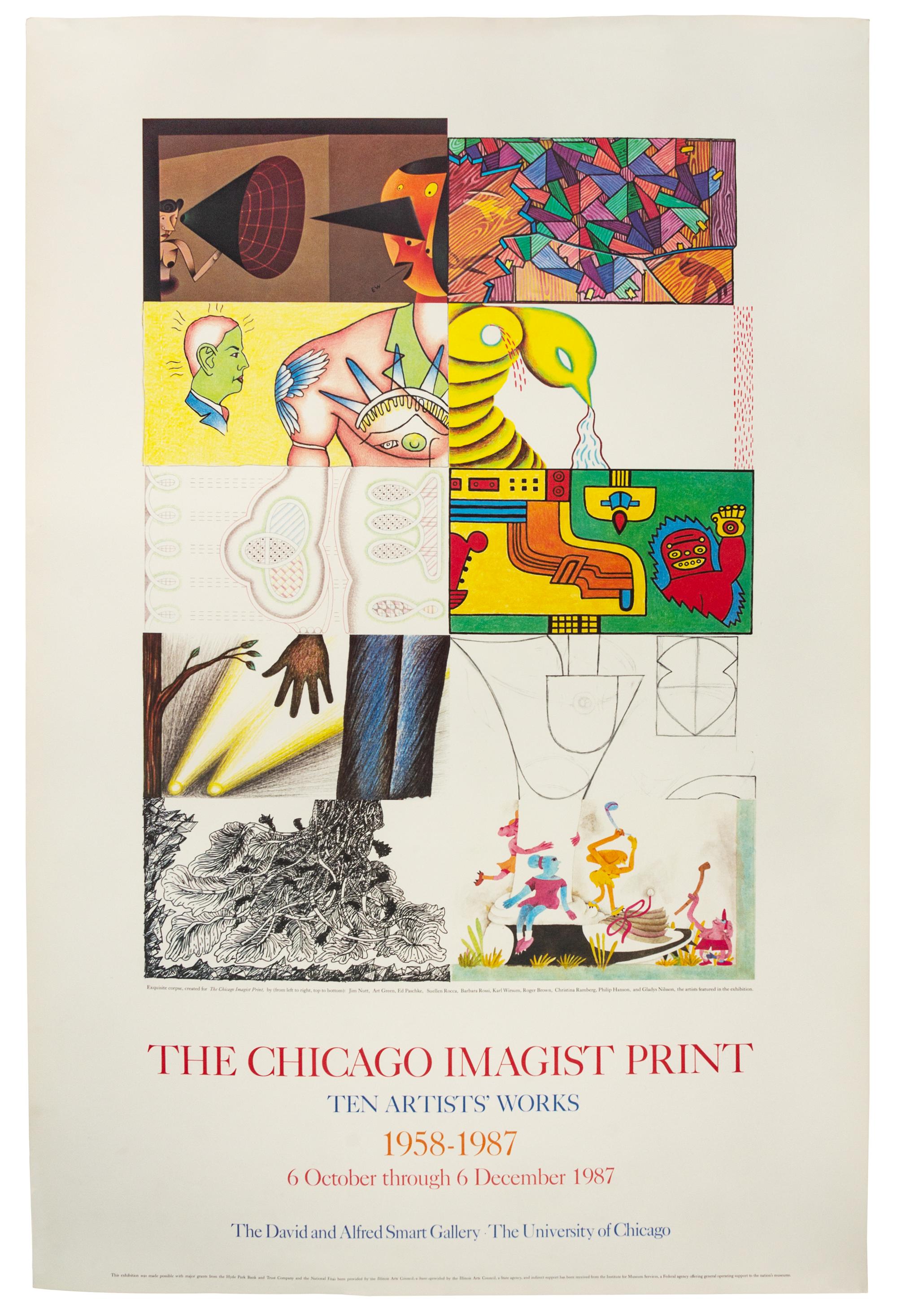 Chicago Imagist Exhibition Poster