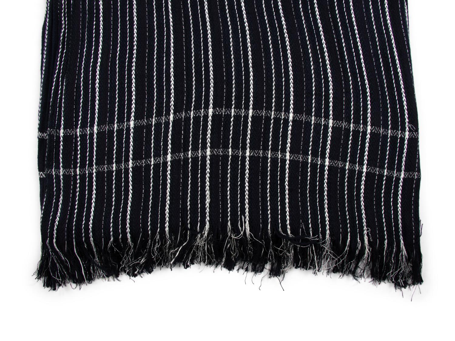 Yohji Yamamoto Shirt with Comme des Garçons Shawl and Poncho