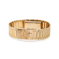 GENEVE, 14K YELLOW GOLD AND DIAMOND SURPRISE WATCH