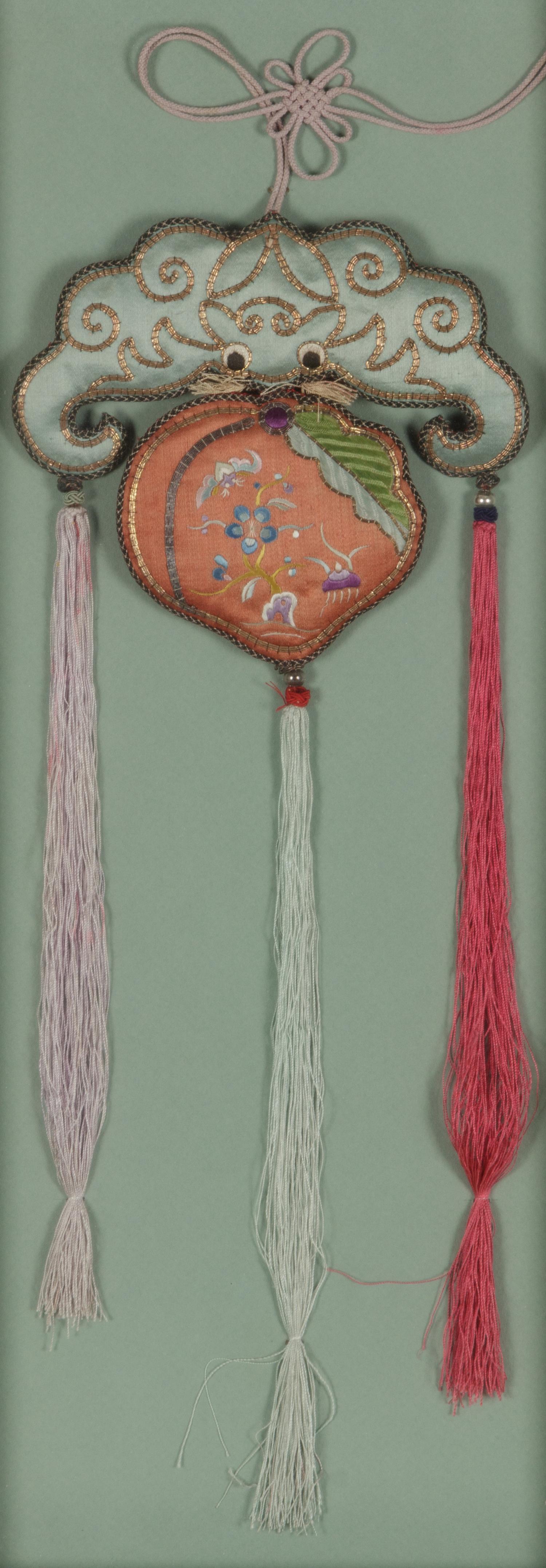 10 Chinese Embroidered and Woven Silk Articles
