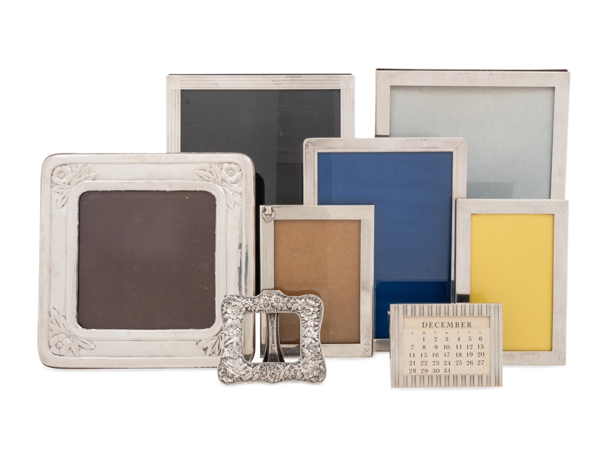 A Group of Silver Picture Frames