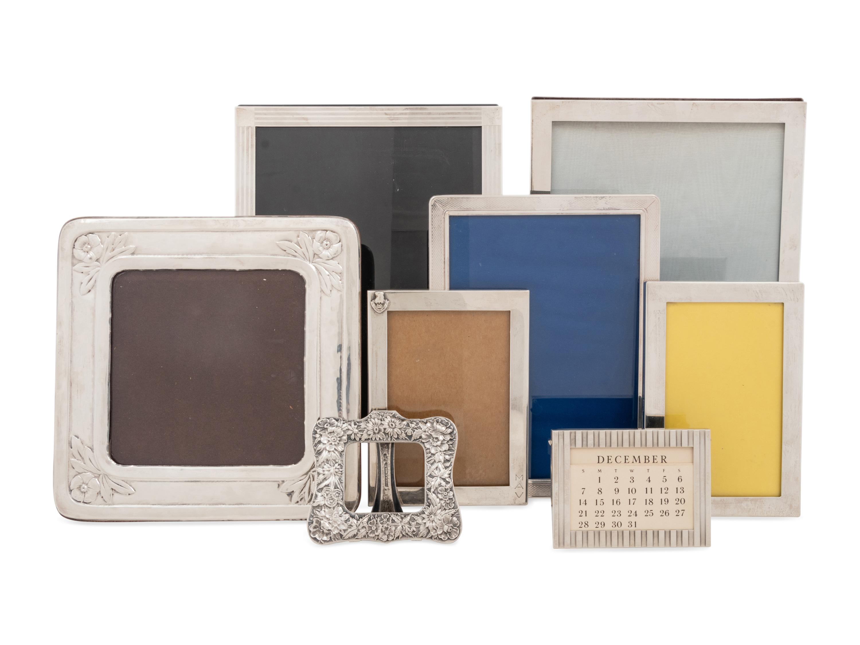A Group of Silver Picture Frames