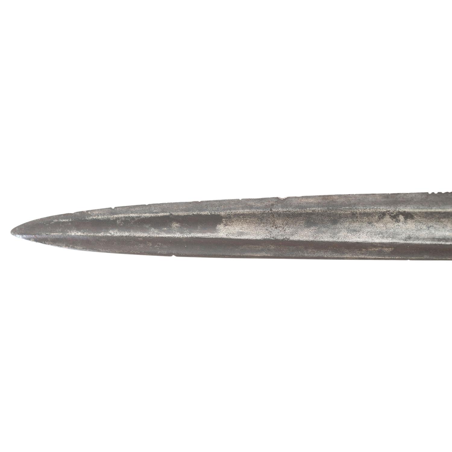 French Import Foot Officers Sword Etched to Lt. Col. John C. Black - 37th Illinois Infantry and Congressional Medal of Honor Recipient