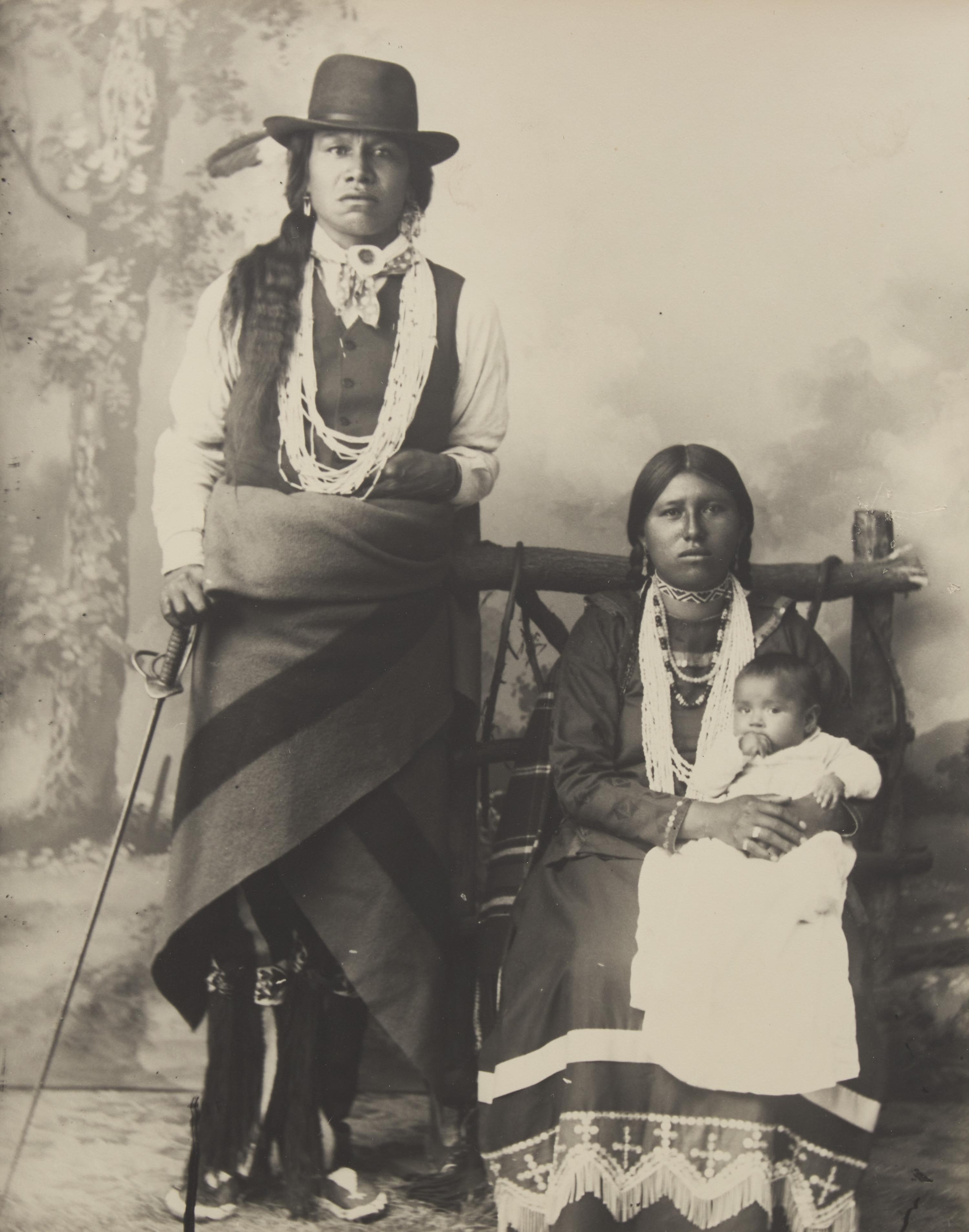[Native-Americana] Group of 14 photographs, ca. mid-19th to early 20th century
