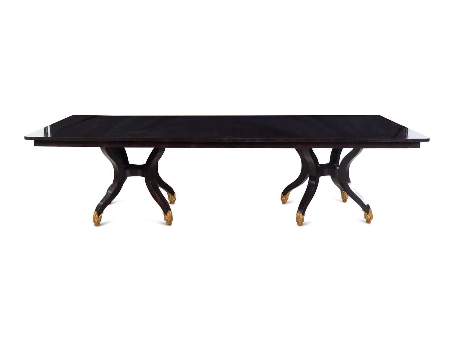 A Gregorius | Pineo Ebony Veneered Dining Table
