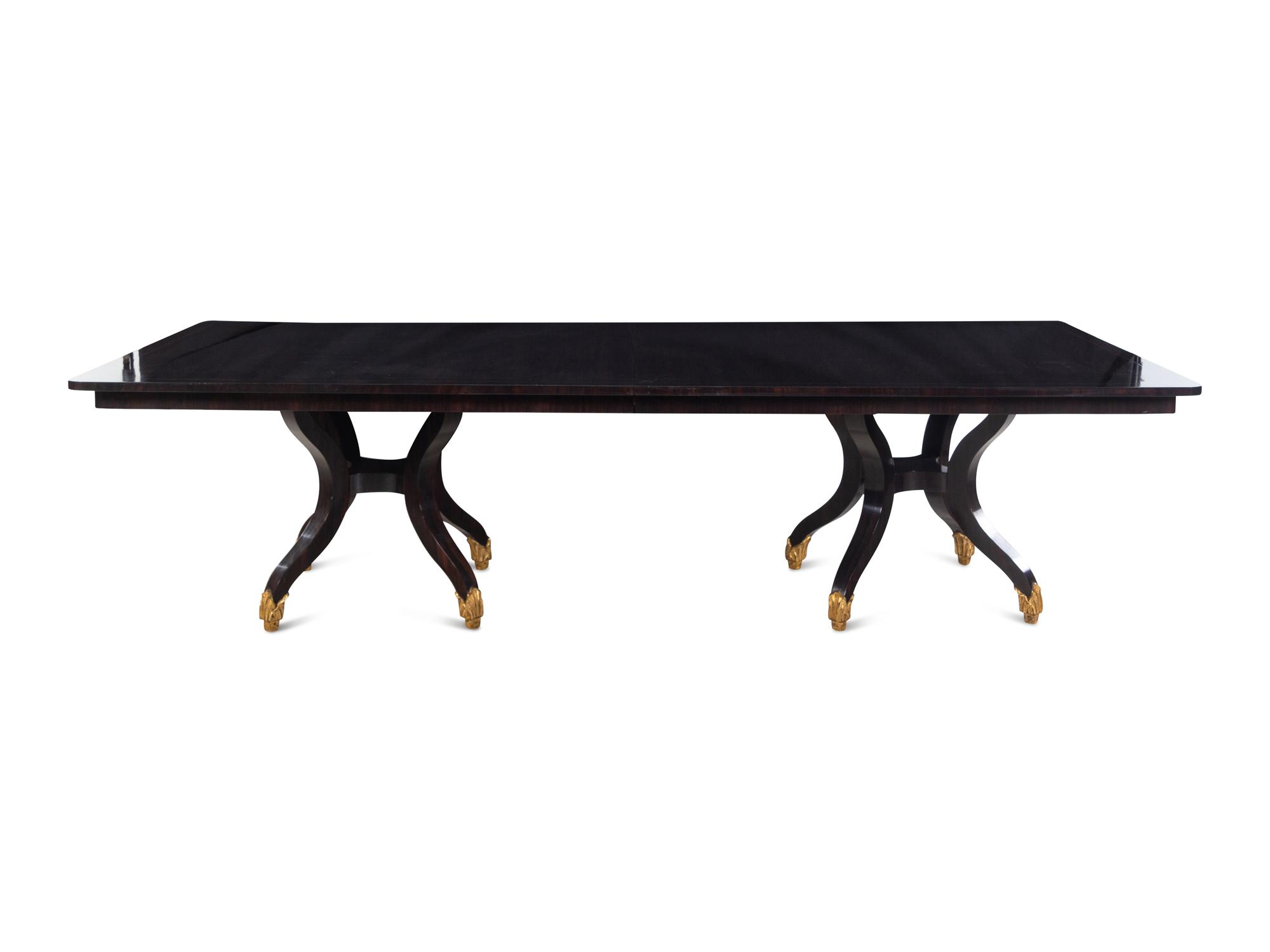 A Gregorius | Pineo Ebony Veneered Dining Table