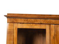 A Pair of Biedermeier Figured Birch Bookcases
