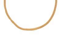 YELLOW GOLD MESH TUBE NECKLACE