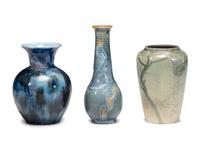 Three Artist Decorated Rookwood Pottery Vases
