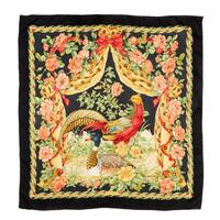 Three Scarves: Two 90 cm Hermès, One Ferragamo