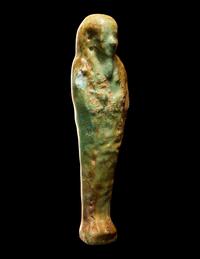Three Egyptian Faience Ushabtis