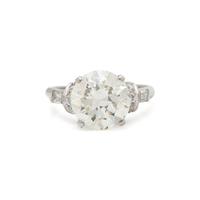 PLATINUM AND DIAMOND RING