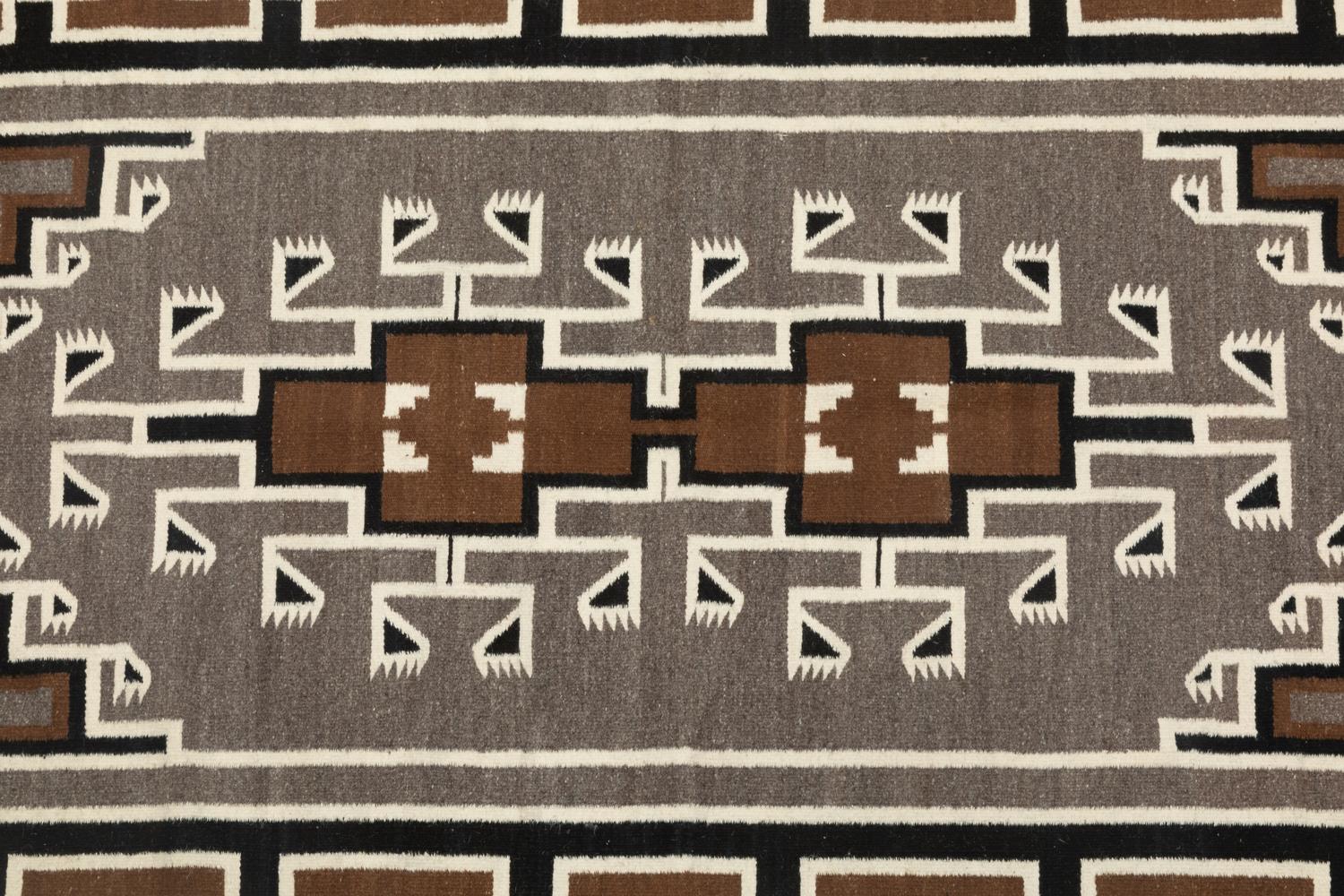 Navajo Two Grey Hills Weaving / Rug
