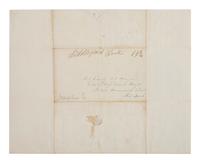 [SLAVERY & ABOLITION]. Abolitionist lettersheet with "Am I Not a Man and a Brother?" engraved letterhead. Middlefield, 25 January 1840.