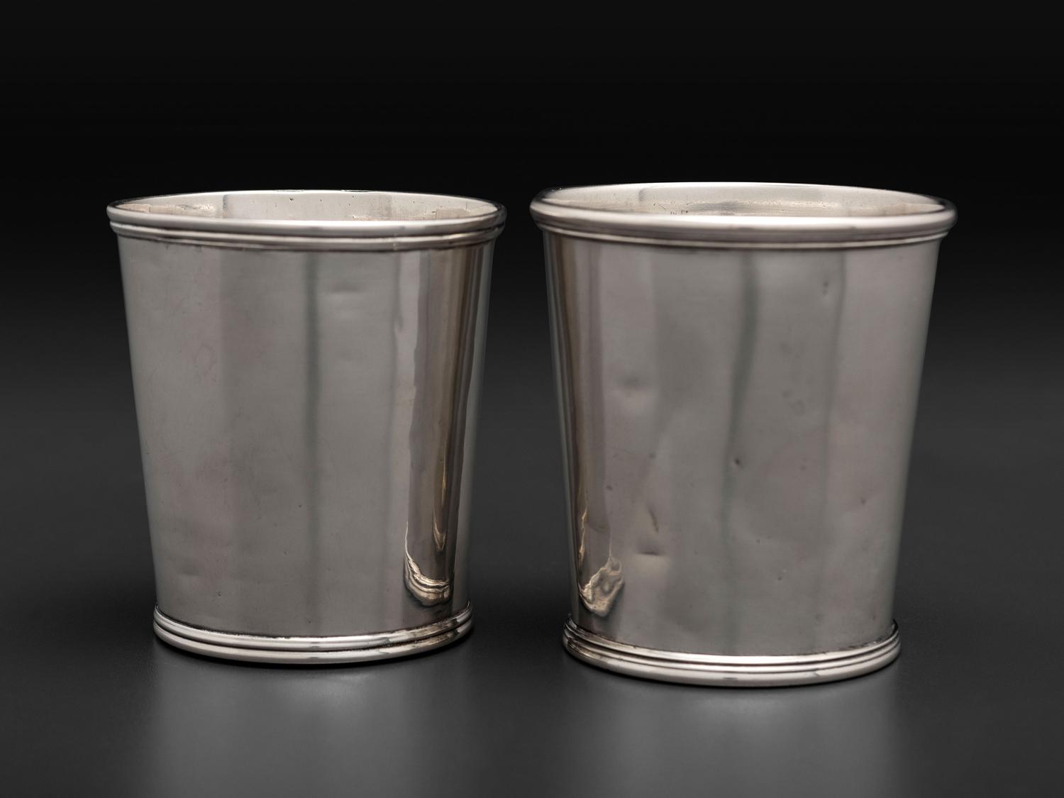 Two American Silver Julep Cups