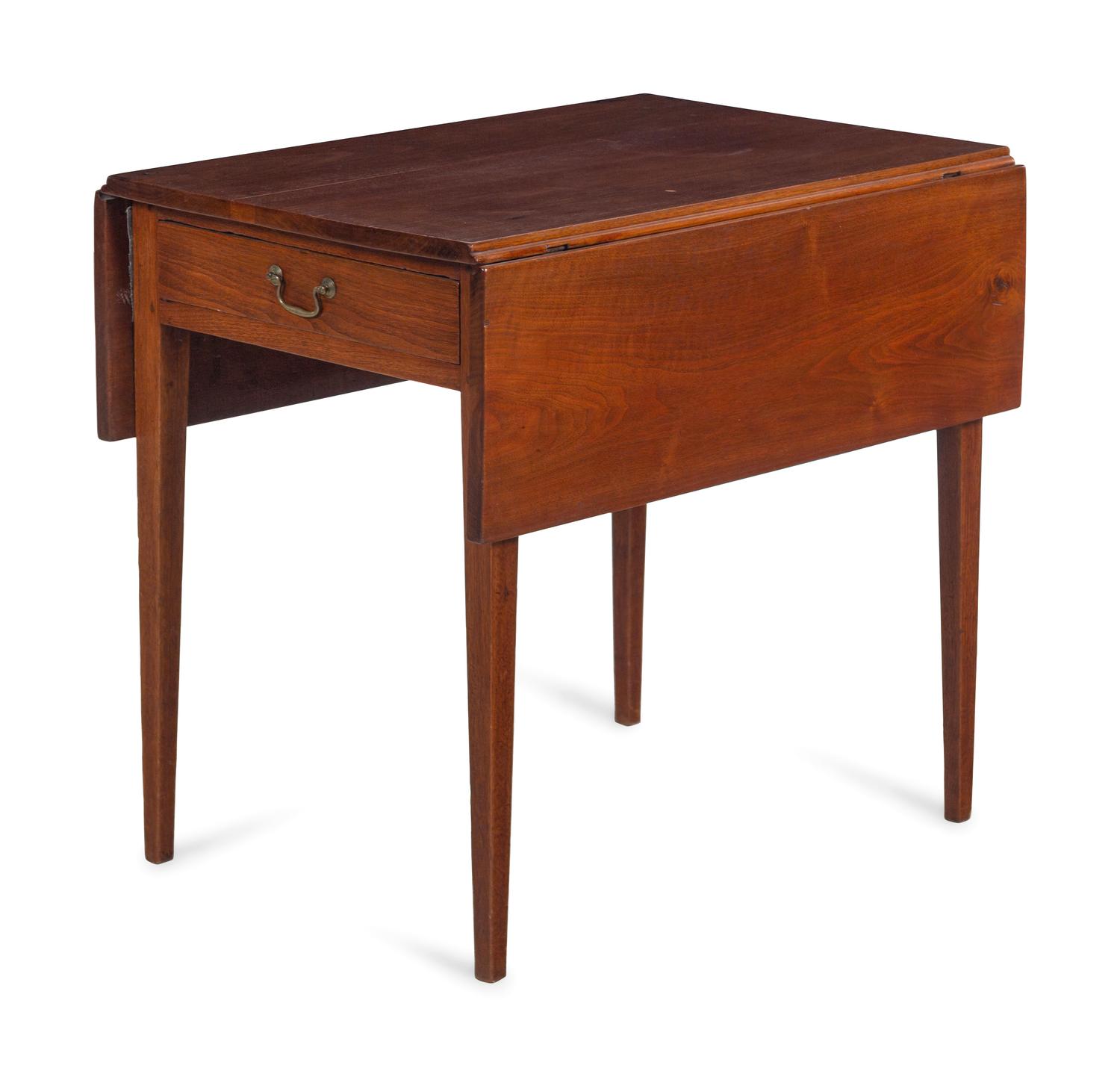 A George III Mahogany Drop-Leaf Side Table