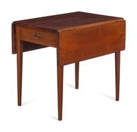 A George III Mahogany Drop-Leaf Side Table