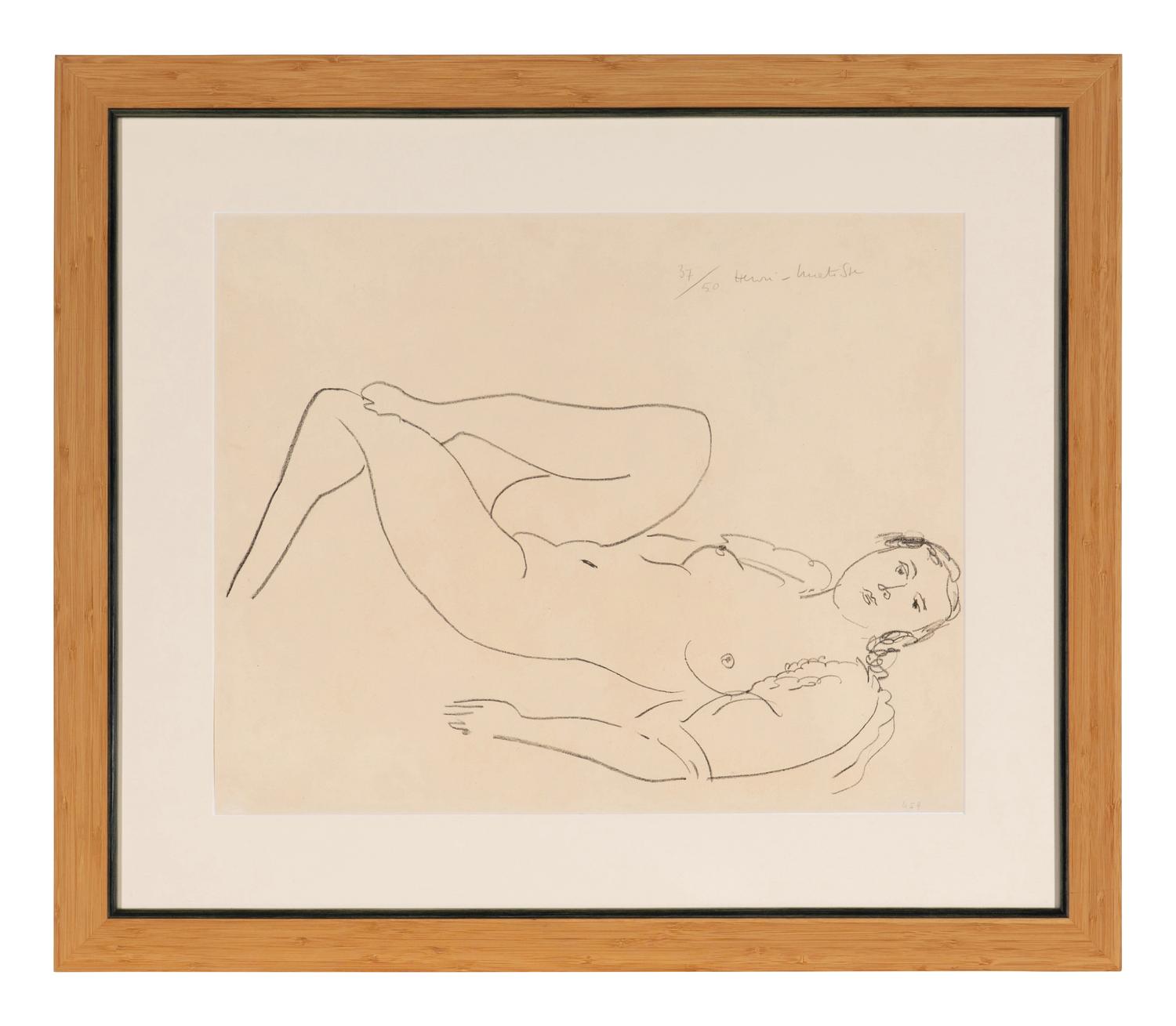 La Blouse turque - Étude de Jambes , 1925