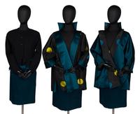 Geoffrey Beene Silk Ensemble with Reversible Coat