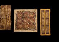 Twelve Coptic Wool, Linen, and Silk Textile Fragments
