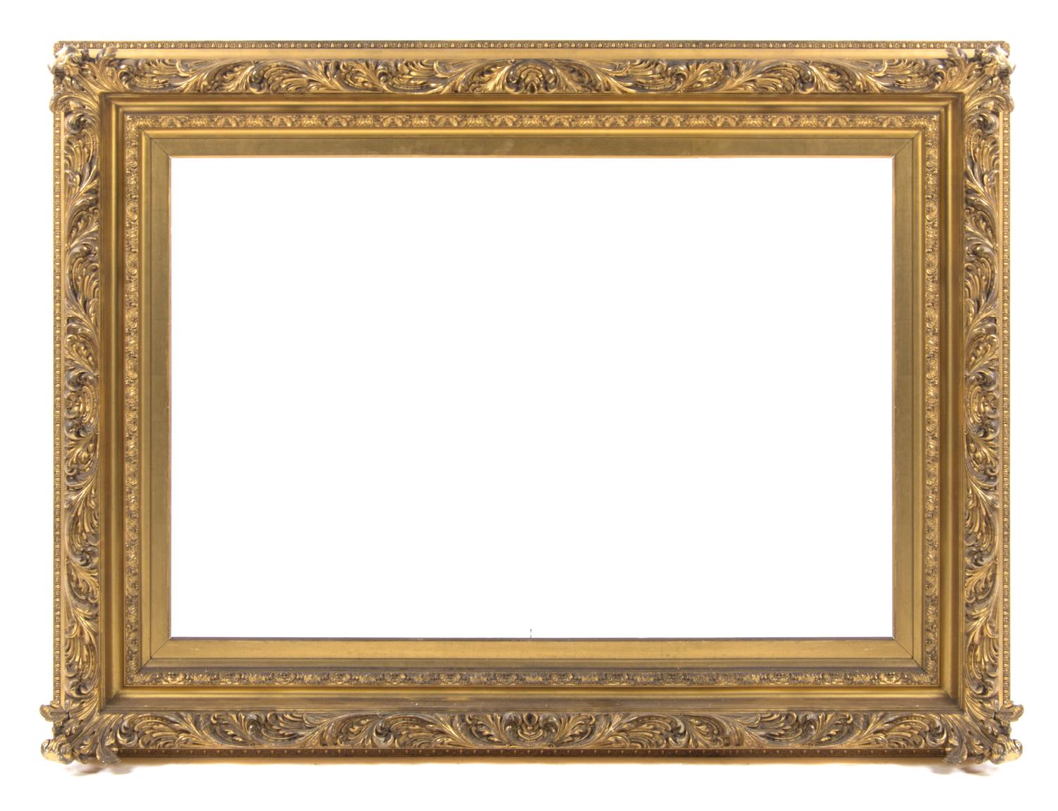 A Giltwood Frame, Height 41 1/4 x width 55 1/4 x depth 4 1/2 inches.