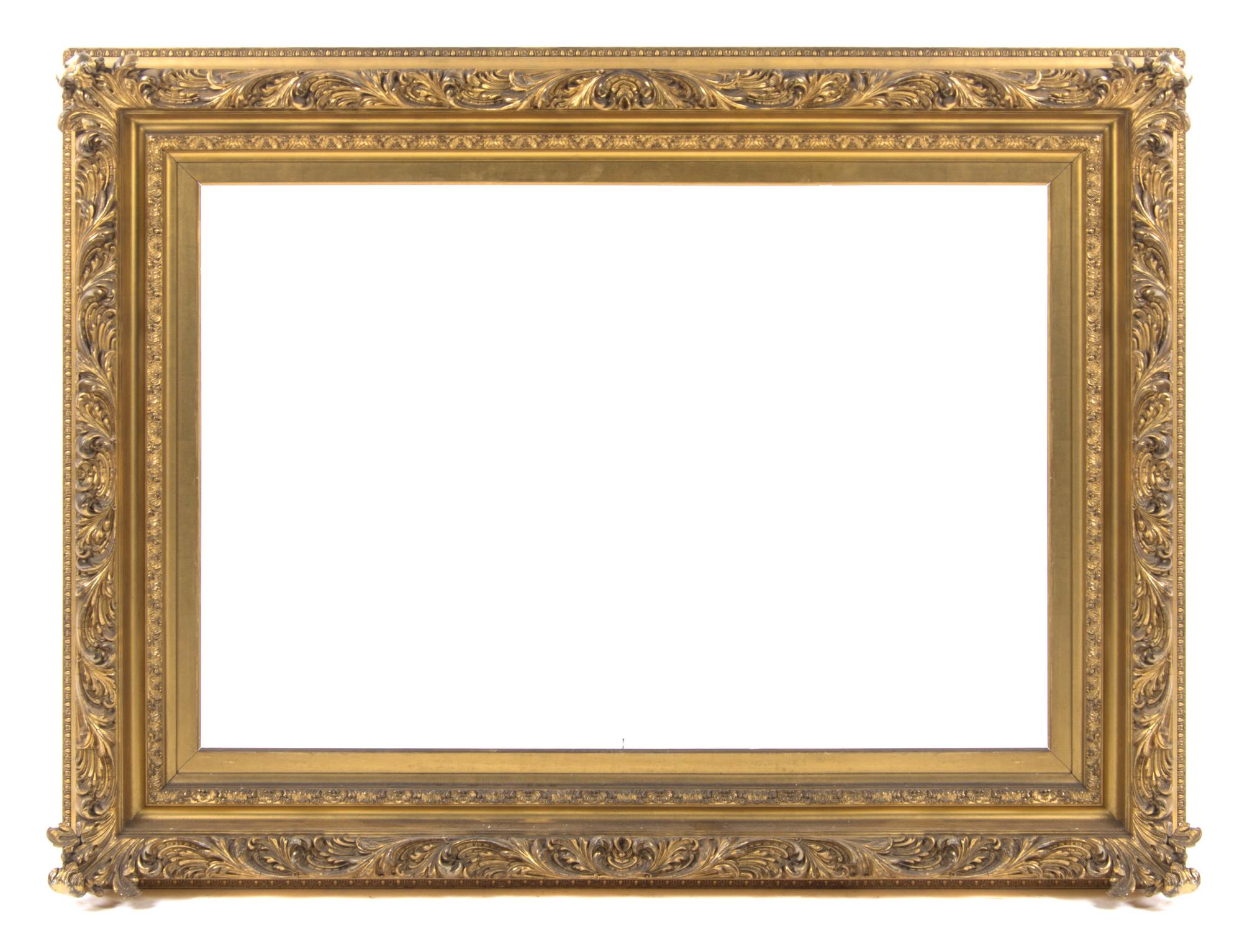 A Giltwood Frame, Height 41 1/4 x width 55 1/4 x depth 4 1/2 inches.